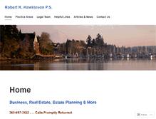 Tablet Screenshot of hawkinsonlaw.com